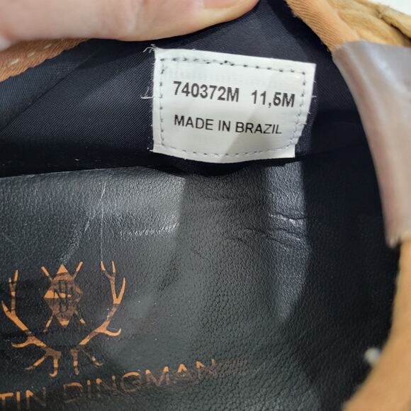 Martin Dingman signature Sheepskin Suede Sneakers Size 11.5 - Picture 7 of 8